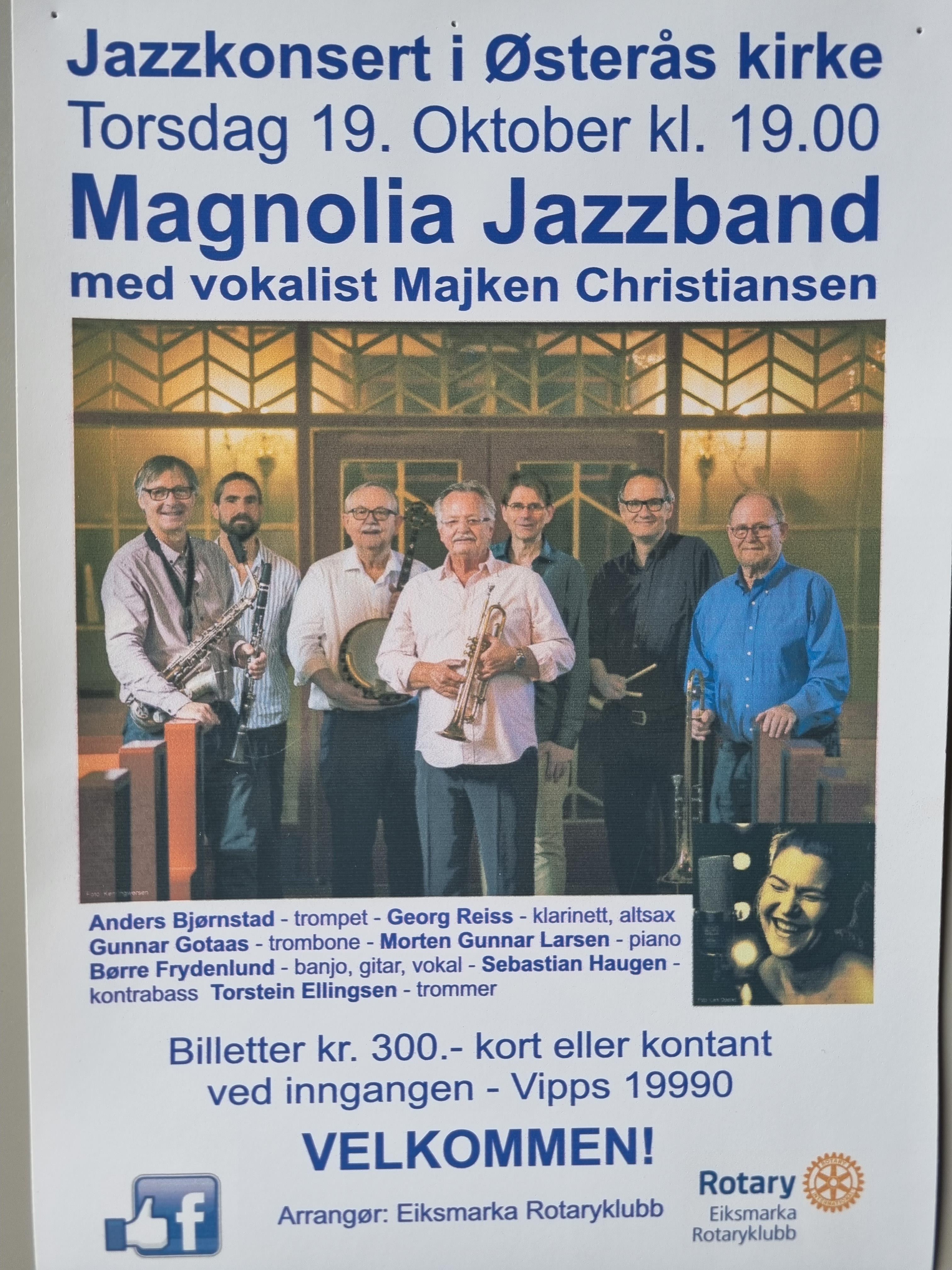 Bilde av informasjonsplakat til konserten.